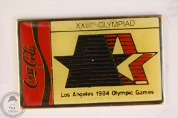 Los Angeles 1984, XXIII Olympiad - Olympic Games - Coca Cola Pin Badge #PLS - Coca-Cola