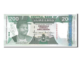 Billet, Swaziland, 200 Emalangeni, 1998, KM:28a, NEUF - Swaziland