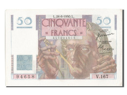 Billet, France, 50 Francs, 50 F 1946-1951 ''Le Verrier'', 1950, 1950-08-24, SPL - 50 F 1946-1951 ''Le Verrier''