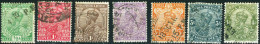 INDIA, COLONIA BRITANNICA, BRITISH COLONY, GIORGIO V, GEORGE V, 1911-1923, USATI, Scott 81-84,86-88 - 1911-35 King George V