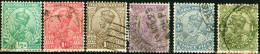 INDIA, COLONIA BRITANNICA, BRITISH COLONY, GIORGIO V, GEORGE V, 1911-1923, USATI, Scott 81-84,86-88 - 1911-35 King George V