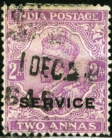 INDIA, COLONIA BRITANNICA, BRITISH COLONY, GIORGIO V, GEORGE V, 1912, FRANCOBOLLO USATO, Scott O56 - 1911-35 King George V