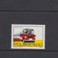 OLD  POLISH MADE CAR CARS AUTO VIEILLE VOITURE MINI BUS NYSA M-521 POLAND  POLEN POLOGNE 1973 MNH(**) MI 2294 - Bus