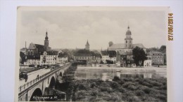 AK  Kitzingen Mit Blick Vom Main - Kitzingen