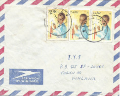 Zaire Congo RDC 1983 Lukala Code Letter B Christmas Child Cover - Gebraucht