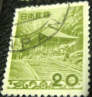 Japan 1952 Chuson Temple 20y - Used - Oblitérés