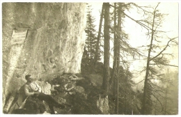 Wasserfallweg, Emesruhe M. Stempel Hesshütte - 1920 (Unikat?) - Gesäuse