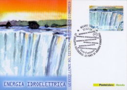 Italy 2014 FDC Maximum Card Renewable Energy Sources: Hydroelectric Energy - Wasser