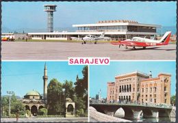 Yugoslavia 1987, Card "Airport Sarajevo", Ref.bbzg - Briefe U. Dokumente