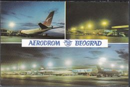 Yugoslavia 1987, Card "Airport Belgrade", Ref.bbzg - Briefe U. Dokumente