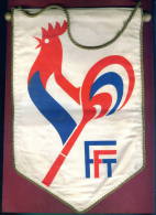 W75 / SPORT Fédération Française De Tennis AUTOGRAPH 17.5 X 27.5 Cm. Wimpel Fanion Flag France Frankreich Francia - Autogramme