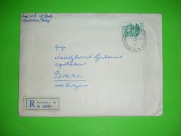 Yugoslavia SFRJ,registered Letter,Novi Sad Postal Label,telegraph And Telephone Seal,Sevojno Industry Stamp,cover,rare - Lettres & Documents
