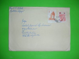 Yugoslavia SFRJ,upgraded Letter,Novi Sad Seal,overstamped New Value Stamp,cover - Lettres & Documents