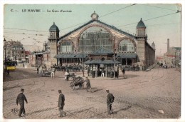 Le Havre, La Gare D'arrivée, 1917, éd. E.L.D. C. 1. - Gare