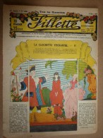 1932  "FILLETTE" Histoires à Suivre Et Aussi Ponctuelles Véridique : UNE EVASION D'UN CONDAMNE A MORT SOUS LA REVOLUTION - Fillette