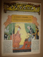 1932  Journal  "FILLETTE"  Histoires à Suivre Et Aussi Ponctuelles: LE PIGEON DE LILI PAPILLON DE LA FONTAINE MEDICIS. - Fillette