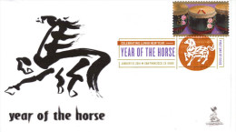 Lunar New Year/Year Of The Horse FDC With DCP Cancellation, From Toad Hall Covers - 2011-...