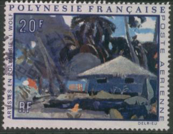 FRENCH POLYNESIA 1971 20f Air Painting SG 147 FU EK344 - Gebraucht