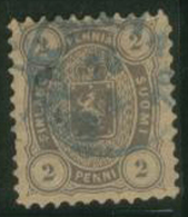 FINLAND 1875 2p Grey SG 81 U BX37 - Usados