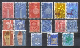 Switzerland  10 Complete Sets Europa CEPT FU - Collezioni