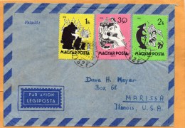 Hungary Old Cover Mailed To USA - Lettres & Documents