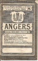 49 - ANGERS - Plan Guide Historique édition 1919/1920 Pas Très Courant - Frankreich