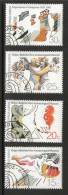 CHYPRE 1986 ANTIQUITES   YVERT N°647/50 OBLITERATION 1er JOUR - Used Stamps