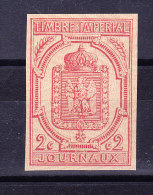 1868 - Timbre Impérial Pour Journaux - Réimpression  Ceres 3d - Zeitungsmarken (Streifbänder)