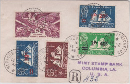 SPM - 1946 - ENVELOPPE RECOMMANDEE Pour COLUMBIA (USA) - Lettres & Documents