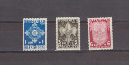 1936 JAMBOREE NATIONAL DE BRASOV  MI No 516/518  Et Yv No 505/507 MNH - Ongebruikt