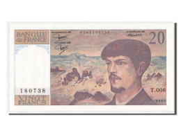 Billet, France, 20 Francs, 20 F 1980-1997 ''Debussy'', 1980, SPL, Fayette:66.1 - 20 F 1980-1997 ''Debussy''