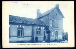 Cpa Du 77 St Martin Chennetron La Mairie écoles  -- Villiers Saint Georges Provins  MAI12 - Villiers Saint Georges