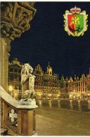 1756 Bruxelles. Brusel Gran Plaza Belgica - Brussel Bij Nacht