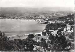 LES LECQUES  LA GRANDE PLAGE VUE DE LA MADRAGUE   CPSM - Les Lecques