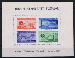 Turquie /Turkey: Block 4 1952 MNH/** - Hojas Bloque