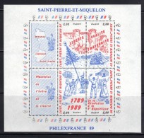 SAINT PIERRE ET MIQUELON- Bloc Feuillet N°3- Neuf Sans Charnière ** - Blocks & Kleinbögen