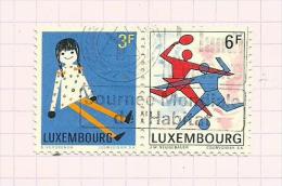 Luxembourg N°735, 736 Côte 3.50 Euros - Usados
