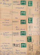 DDR  P79  8 Postkarten PLZ 10 Berlin 1975-83  Kat. 11,20 € - Cartes Postales - Oblitérées