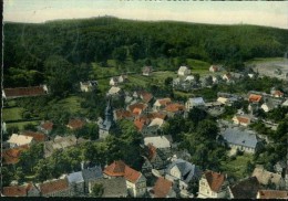 Luftbildaufnahme Bad Essen Wohnhäuser Coloriert 25.2.1958 - Bad Essen
