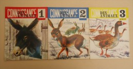 ENFANTINA - Editions Touret - Connaissance Des Animaux No 1, 2, 3. -1974 - 0-6 Jahre