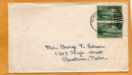 Cuba 1938 Air Mail Cover Mailed To USA - Luftpost