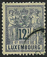LUXEMBOURG 1882 12.5c Allegory SG 86a U JR72 - 1882 Allégorie