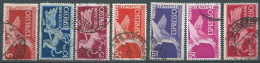 1945-52 ITALIA USATO ESPRESSO 7 VALORI RUOTA - ED07 - Poste Exprèsse/pneumatique