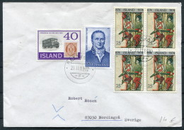 1982 Iceland Reykjavik F Cover - Sweden - Briefe U. Dokumente