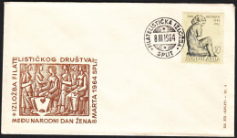 Yugoslavia 1964, Illustrated Cover "Philatelic Exibition Split 1964" W./ Special Postmark "Split", Ref.bbzg - Covers & Documents