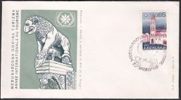 Yugoslavia 1967, Illustrated Cover "Trogir Cathedral Of St. Lorenz" W./ Special Postmark "Hvar", Ref.bbzg - Covers & Documents