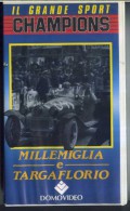 X MILLEMIGLIA & TARGA FLORIO IL GRANDE SPORT DOMOVIDEO 50' LOGOS TV BIANCO/NERO - Sport