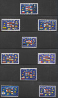 O) 2004 CZECH REPUBLIC- EUROPA,FLAGS OF EUROPEAN COUNTRIES, JOINT ISSUE MANY EUROPEAN, SET MNH - Sonstige & Ohne Zuordnung