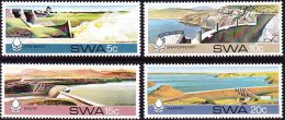 South West Africa SWA (now Namibia) - 1980 - Water Conservation Dams - Complete Set - Agua