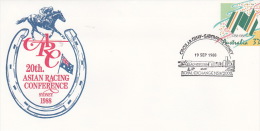 Australia 1988 200 Club 20th Asian Racing Conference, Souvenir Cover No.33 - Lettres & Documents